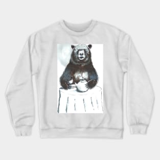 Earl Grey Grizzly Bear Crewneck Sweatshirt